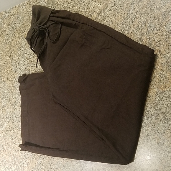 BETTER B. BROWN WIDE LEG PANTS - Picture 2 of 5